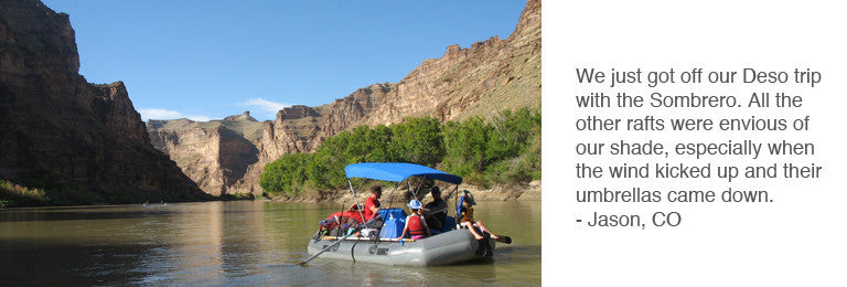 River Sombrero - Shade for Rafts