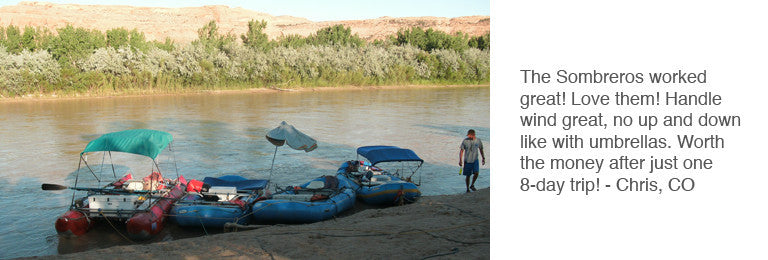 River Sombrero - Shade for Rafts