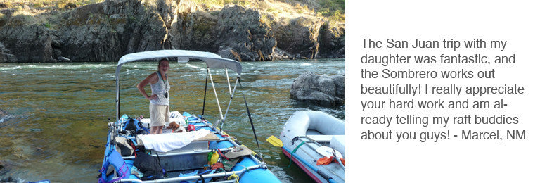River Sombrero - Shade for Rafts