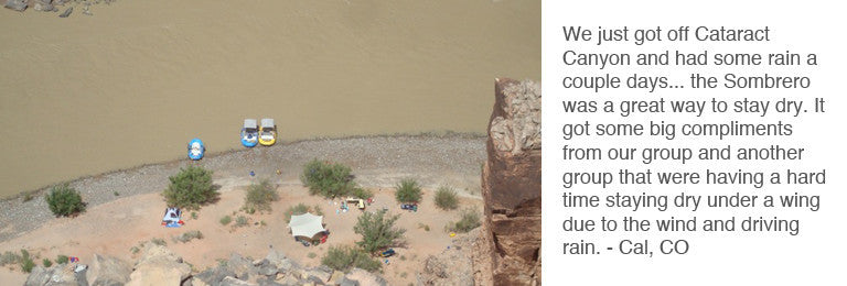 River Sombrero - Shade for Rafts